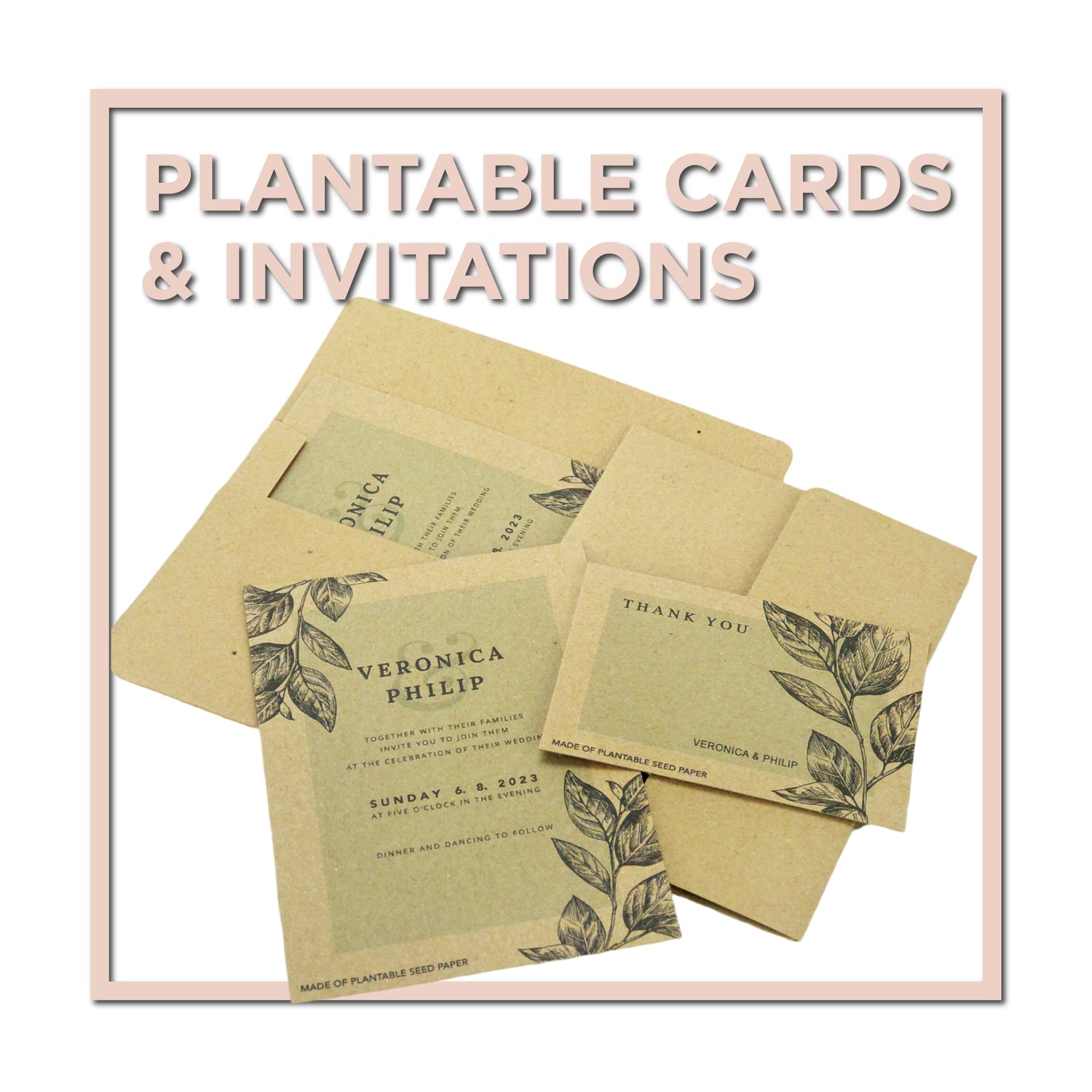 PLANTABLE CARDS & INVITATIONS